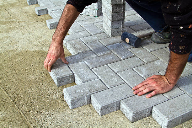 Residential Paver Driveway in Ridgewood, IL